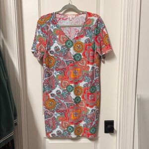 Jude Connally Multicolor Paisley Short Sleeve Top